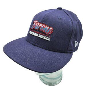 Barone Trucking Service Navy Blue New Era Snapback Hat Wool MD LG
